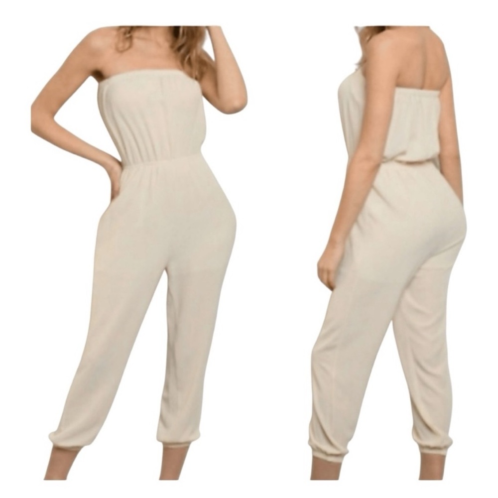 Aritzia Strapless Jumpsuit SUNDAY BEST